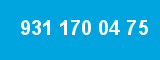 931 170 04 75 931 170 04 75